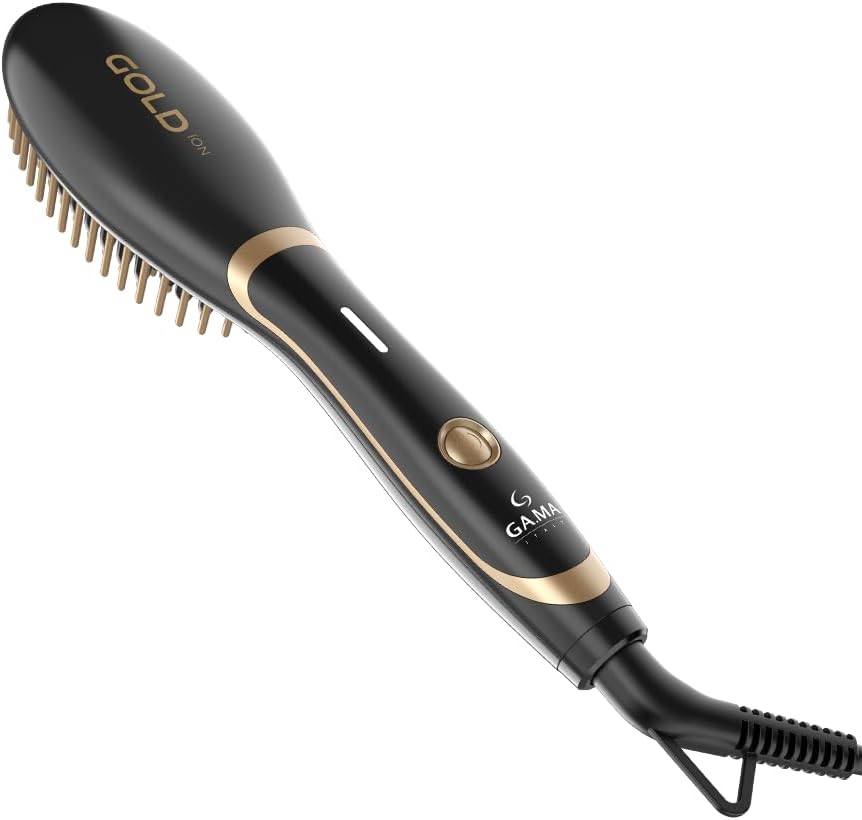 escova alisadora GA.MA Italy Gold Ion Mini