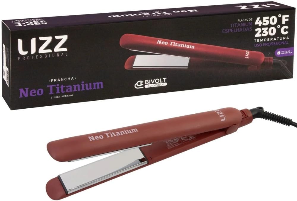 Chapinha Lizz Neo Titanium vermelha