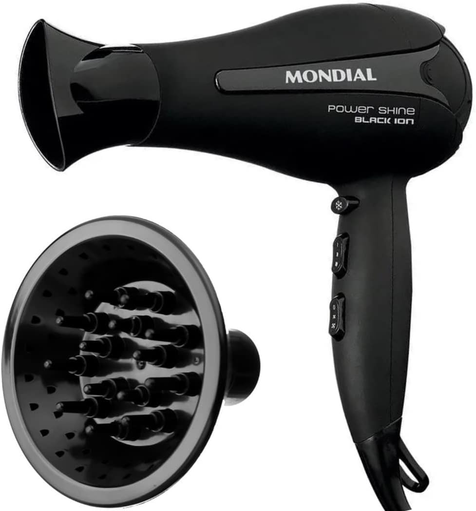 secador Mondial Power Shine SC-13 com difusor