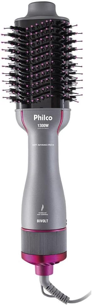 Escova secadora Philco PES14 Soft 1300W cinza