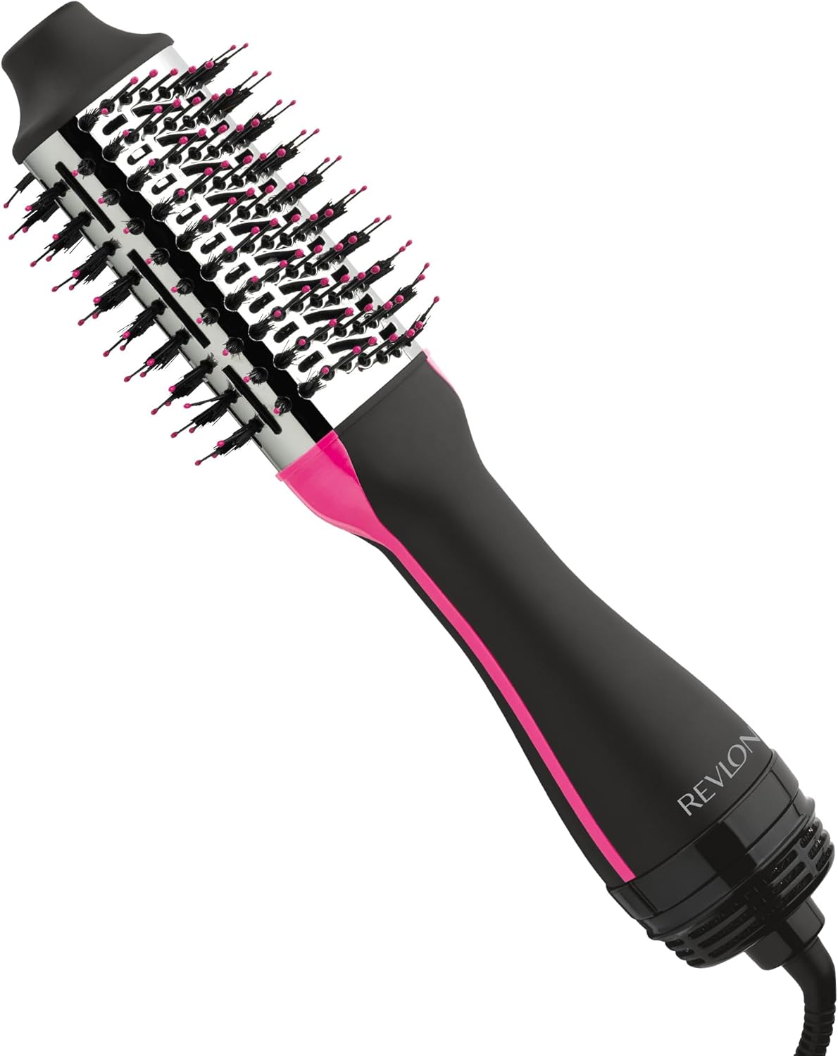 Escova secadora Revlon Titanium Max Edition preta e rosa