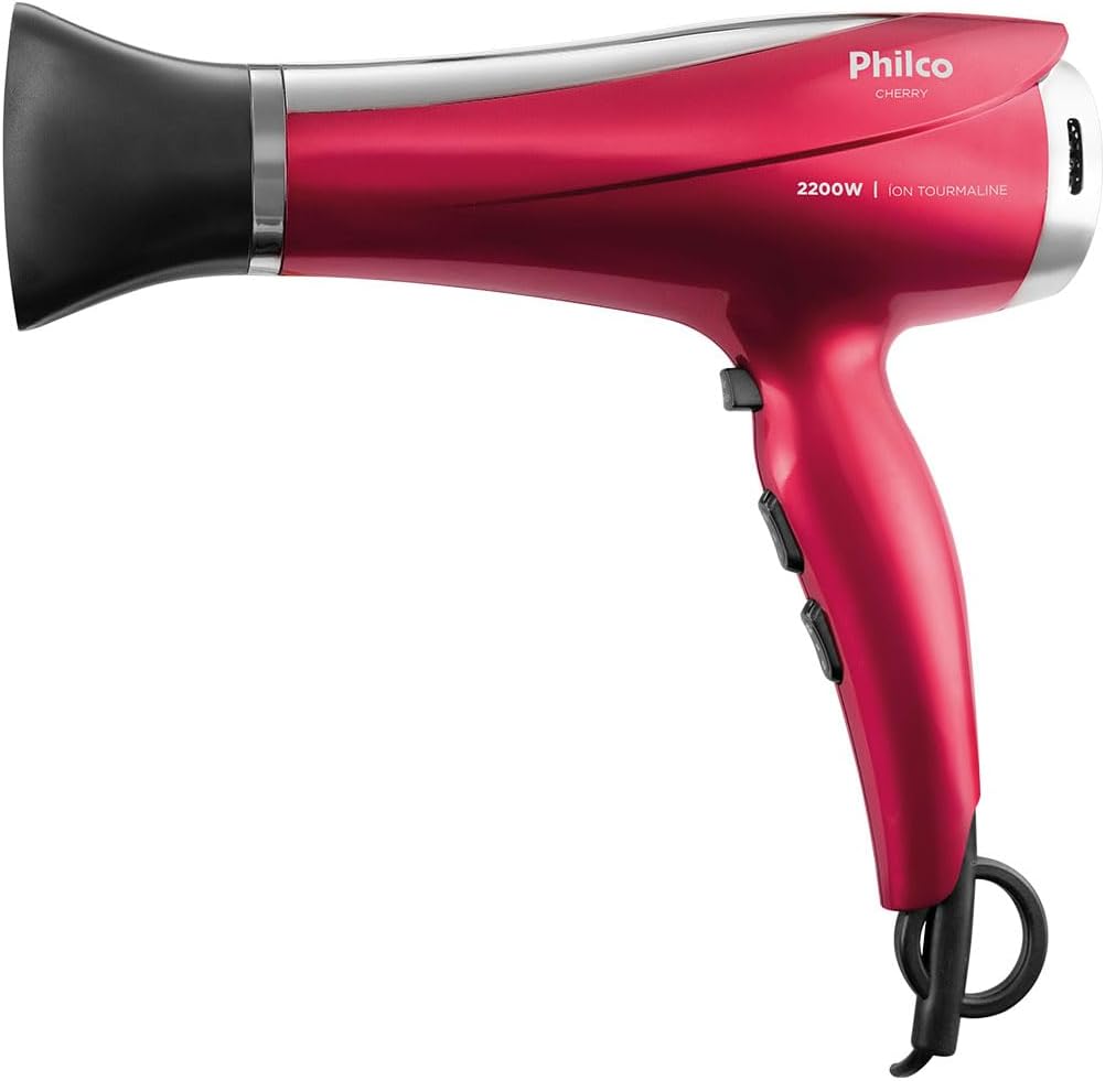 Secador de cabelo Philco Cherry 2200W vermelho